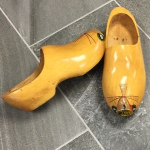 Handmade/Painted Wooden Shoes👀